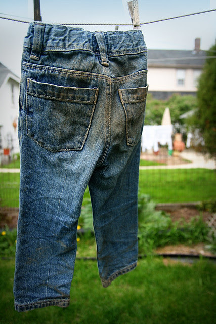 muddy pants