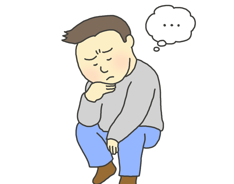 トップコレクション 考える人 イラスト イラスト画像