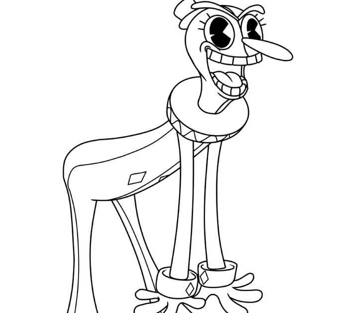 Printable Cuphead And Mugman Coloring Pages - Coloring Pages Ideas