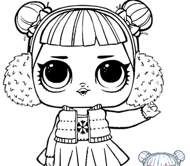 Dibujos Para Colorear Faciles De Lol Surprise - imagen para colorear