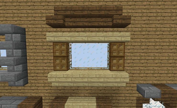 マイクラ 家の中 窓 でざいん nuiviexta
