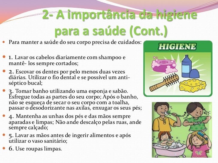 ABCD Estudar E Aprender: Higiene Pessoal