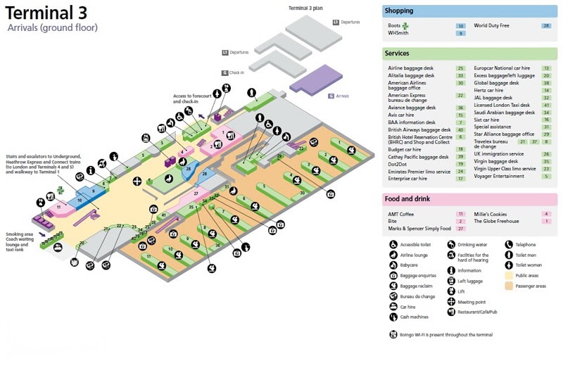 Floor Plan Newark Airport Terminal B Map
