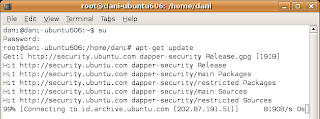 timbul keinginan untuk mencoba mengakses shell Ubuntu dari Windows XP Mengakses Shell Ubuntu dari Windows XP