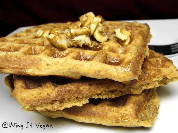 Cinnamon-Pecan Waffles