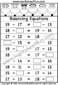 Balancing Equations Worksheet Pdf