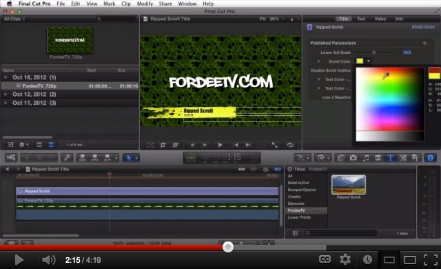 plugins for final cut pro free download