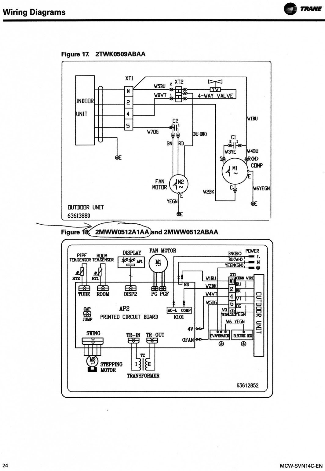Trane Wiring Diagram