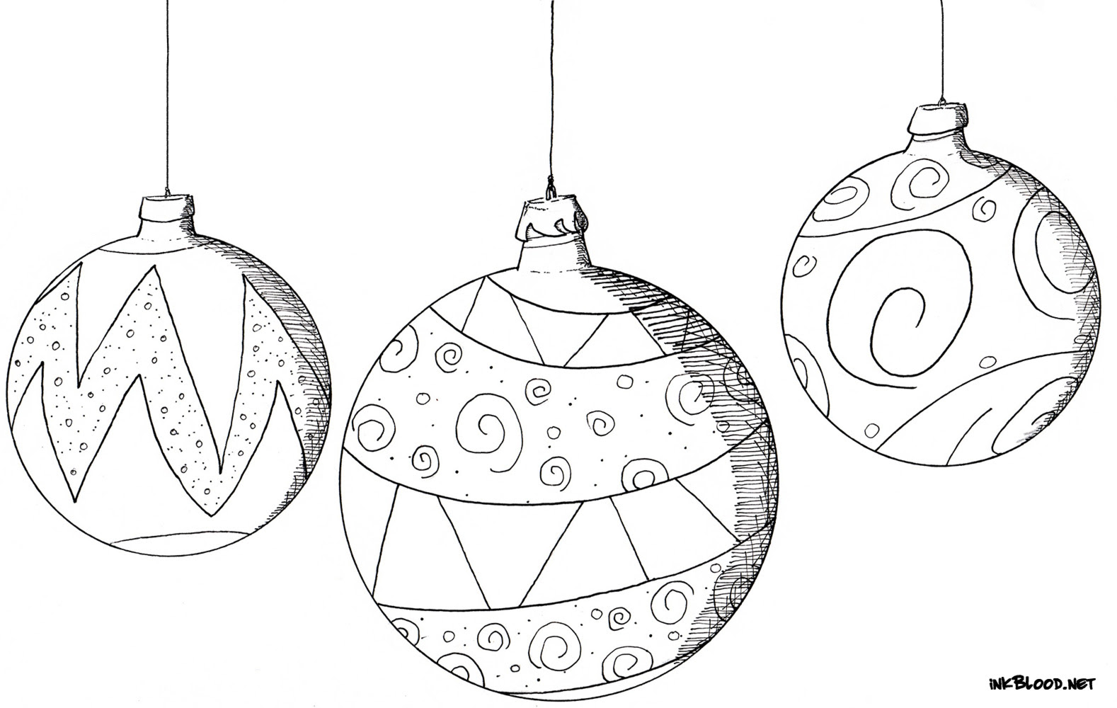Boules De Noel Coloriage Maternelle  Meilleur COLORIAGE Pour Les