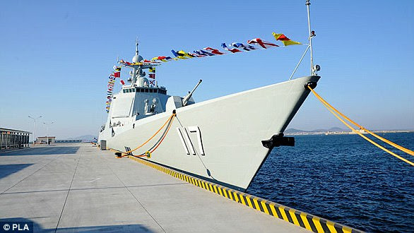 Xining (pictured) is named and commissioned in January to service the PLA Navy