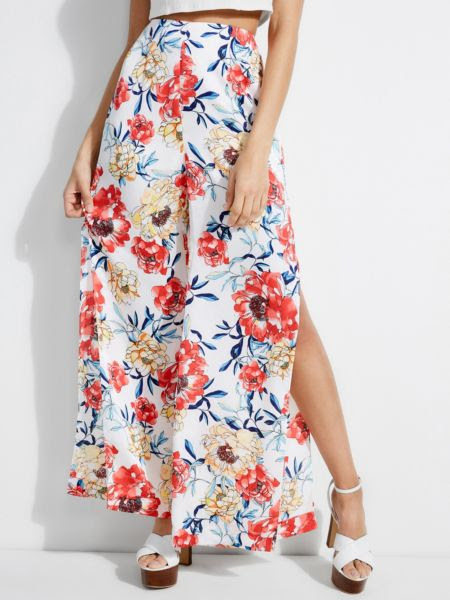 Pantalon Palazzo Imprime Floral