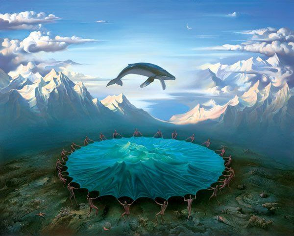 Arte de Vladimir Kush_Crianças do exôdo 22