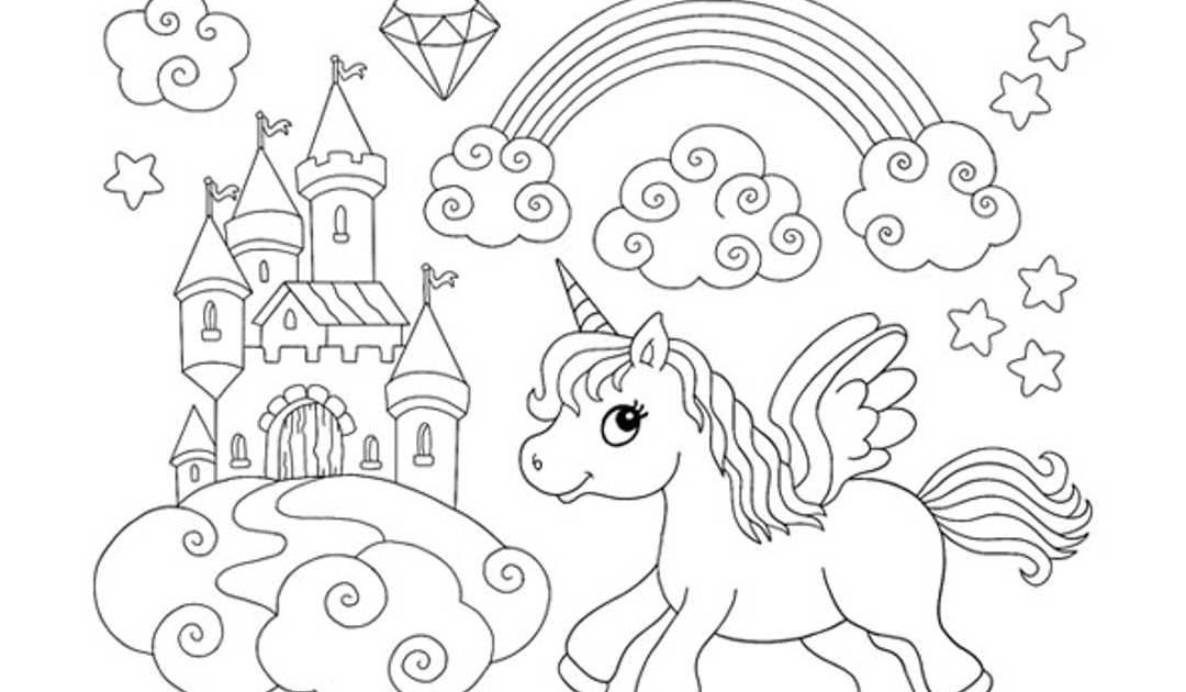 Download 173+ Winged Unicorn Coloring Pages For Girls Unicorn PNG PDF File