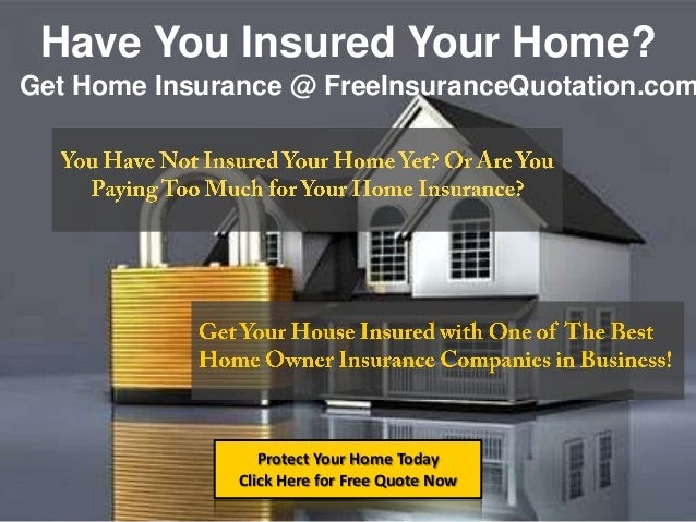 House Insurance Quote Online How To Get Home Insurance