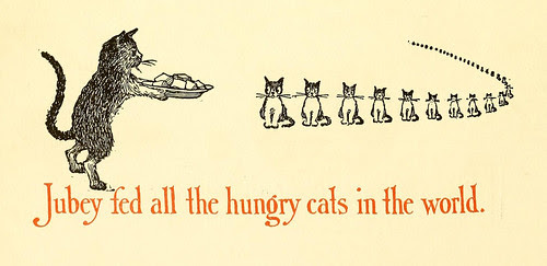 Jubey led all the hungry cats in the world.