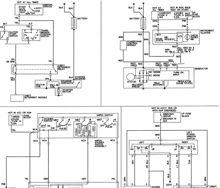 1994 Chevy 1500 Engine Wiring Diagram - Ignition System Circuit Diagram