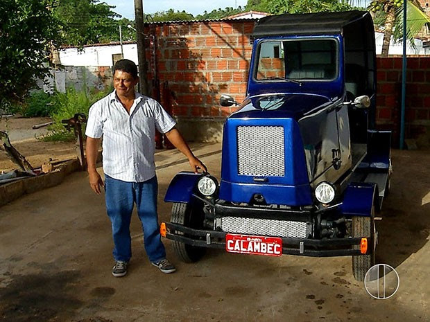 Edson diz que 'não tem dinheiro no mundo que pague o carro' (Foto: Reprodução/Inter TV Cabugi)