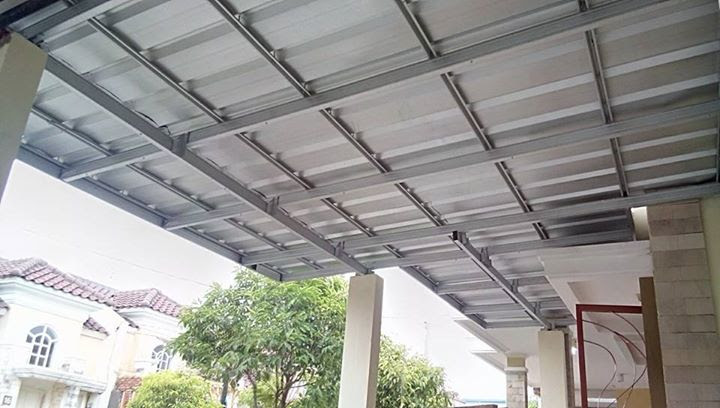 Canopy Spandek di Acasia Garden Baja Ringan Cikarang Canopy Spandek di Acasia Garden Baja Ringan Cikarang