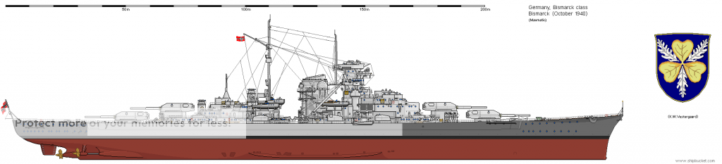 Bismarck Ship Drawing ~ news words
