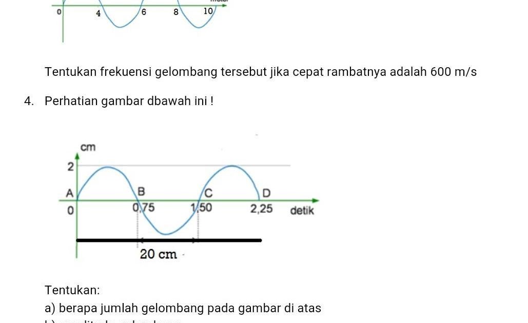 Soal Gelombang Kelas 8