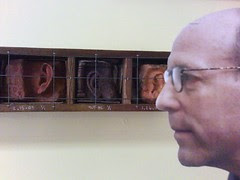 Jerry Saltz at Art Basel (Stuffy's)
