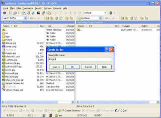Beberapa waktu yang kemudian aku menginstal Apache Transfer File dari Windows XP ke Linux (Ubuntu)