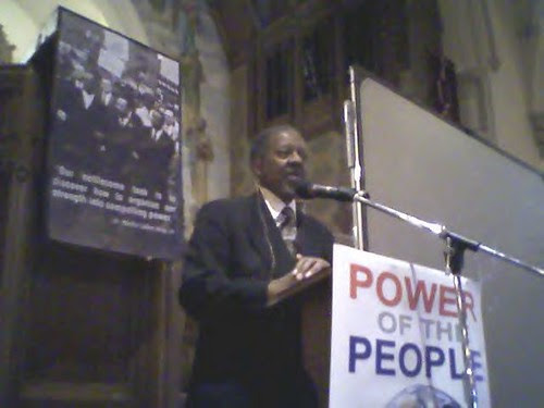 Rev. Dr. Lucius Walker of IFCO and Pastors for Peace was the keynote speaker at the Detroit Martin Luther King, Jr. Day events on Jan. 21, 2008. (Photo: Abayomi Azikiwe). by Pan-African News Wire File Photos