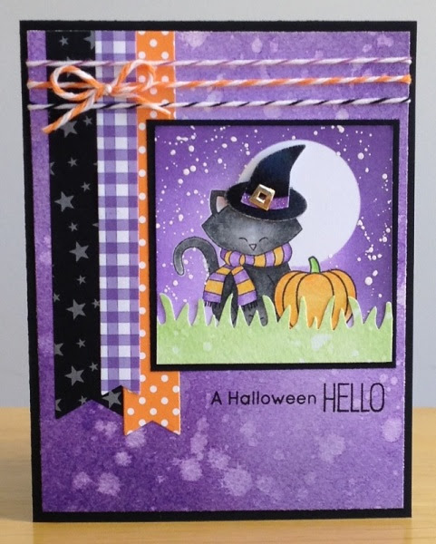 A Halloween Hello by Jennifer M. features Newton's Holiday Mischief by Newton's Nook Designs; #newtonsnook