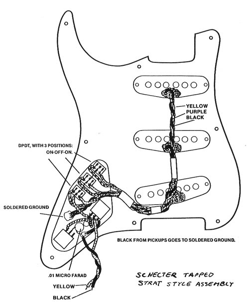 Fender Squier Stratocaster Wiring Diagram - Diagram Media