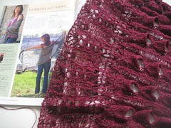 Cobweb lace shawl