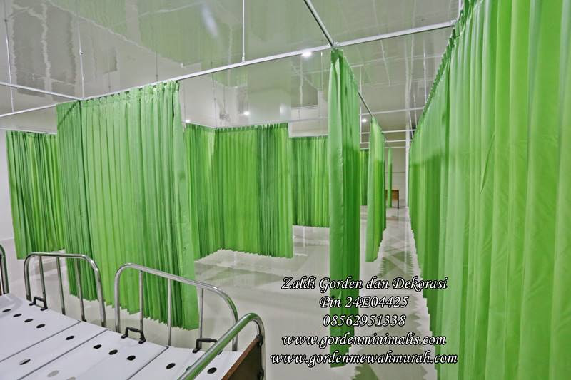 Jual Tirai gorden plastik PVC untuk rumah sakit standar 