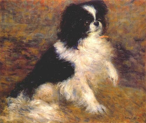 Tama the japanese dog - Pierre-Auguste Renoir
