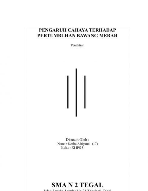 Contoh Cover Makalah Tulis Tangan Kreatif Contoh Makalah