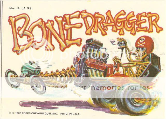 TOPPS WEIRD WHEELS 1980