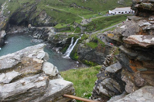 Looking down from Tintagel