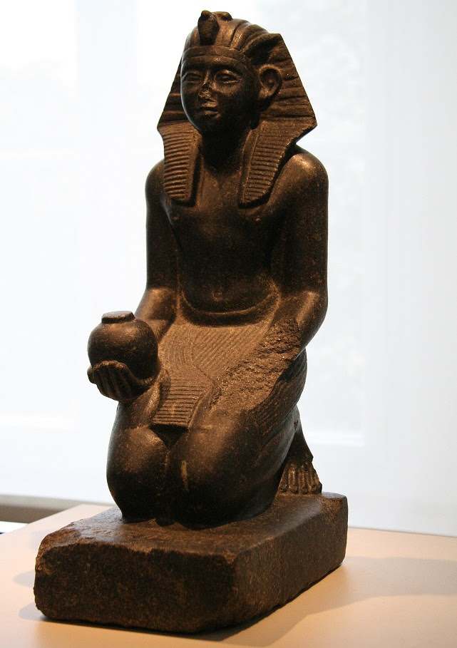 Offering Statue of Sobekhotep V. Berlin Museum. Ancient            Egypt