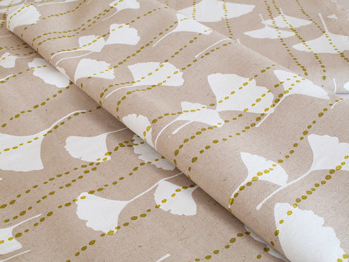 ginkgo in snow & olive