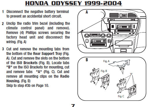 Honda Odyssey Stereo Wiring Diagram / Wiring Diagram Honda Odyssey 2000