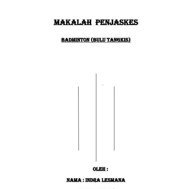Contoh Makalah Tulis Tangan