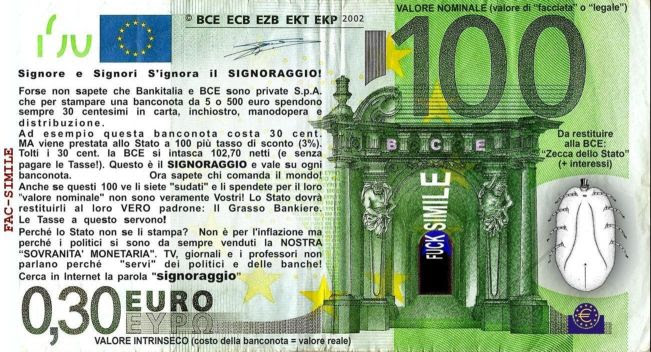USURAIO FARISEO SPA BANCHE CENTRALI