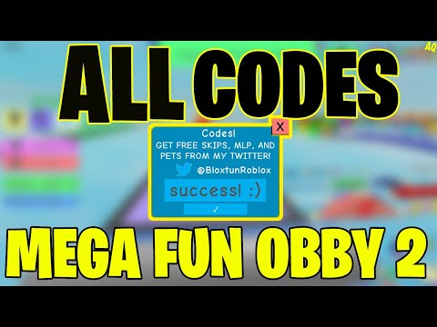 Roblox Mega Fun Obby Codes June 2020