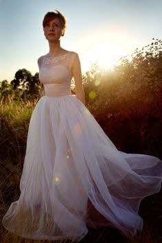 1960's Vintage Wedding Dress. $1,050.00, via Etsy. Your goal....find it for less $ or a "look-a-like" for less :p