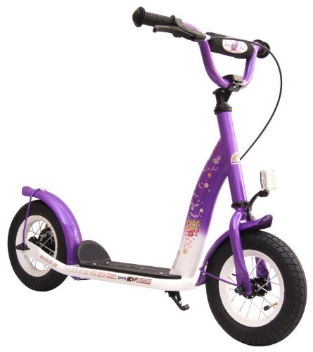 bike*star 25.4cm (10 Zoll) Kinder-Roller - Farbe Lila ...