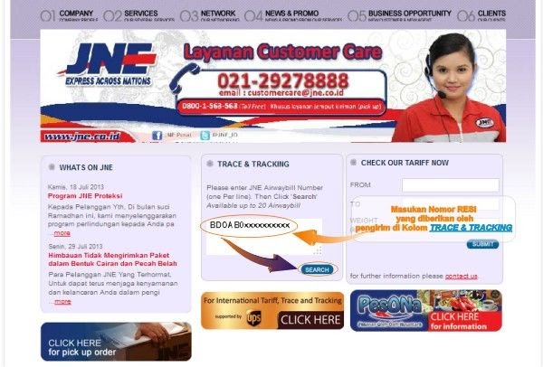 Cek Resi Jne Reg