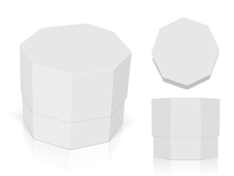 Hexagon Box Mockup Free - Free Layered SVG Files - All free Mockups