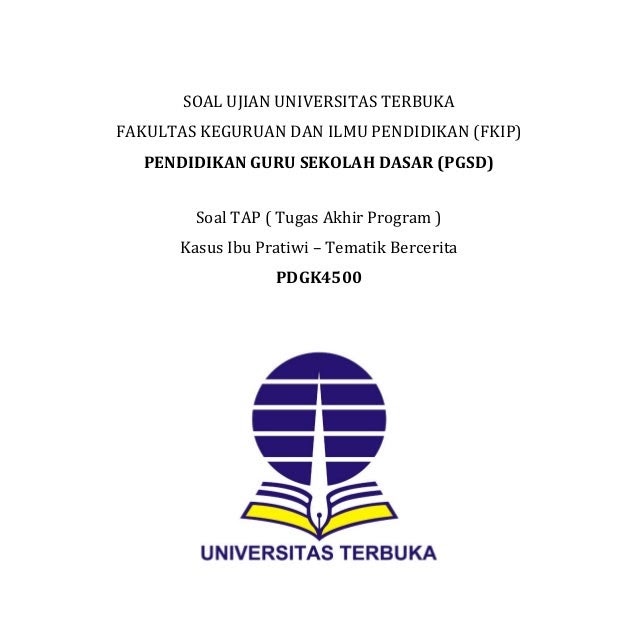 Soal Ut Idik 4500.word - Belajar Ilmu