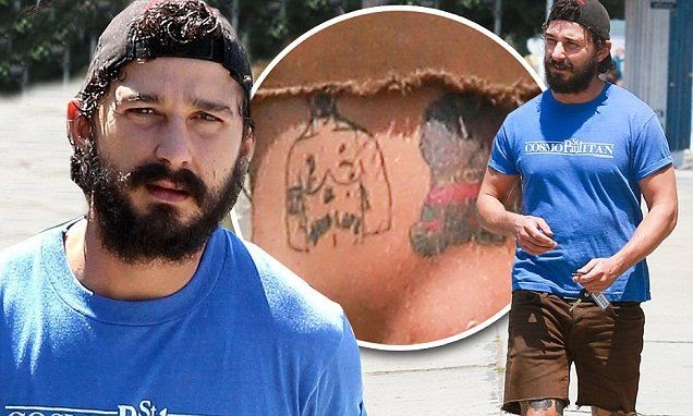 Shia Labeouf Recent Tattoo - TATOFG