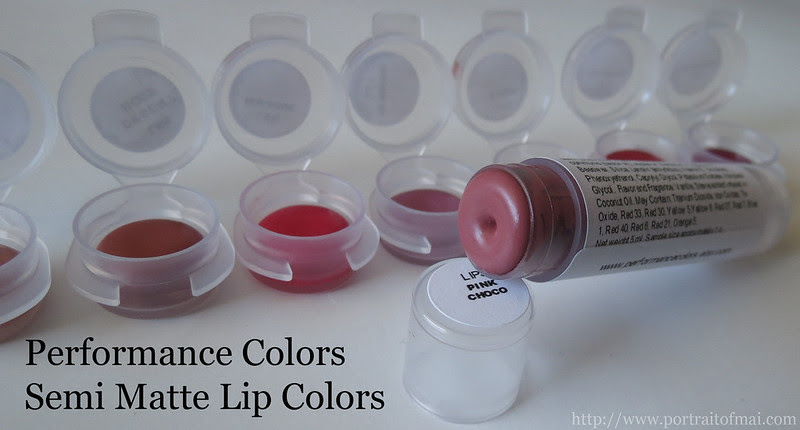 Performance Colors Semi Matte Lip Colors