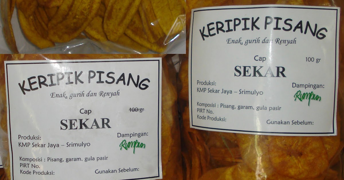 Terupdate Contoh Stiker Keripik Singkong Paling Dicari