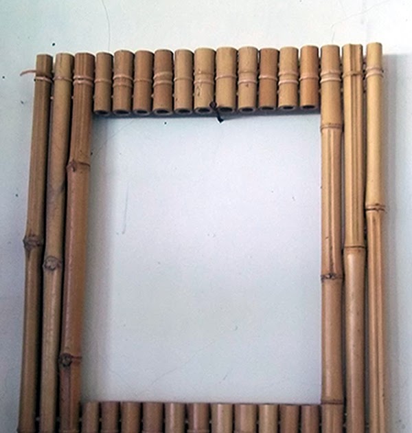 34 Cara Membuat Kerajinan Tangan Bingkai Foto Dari Bambu  